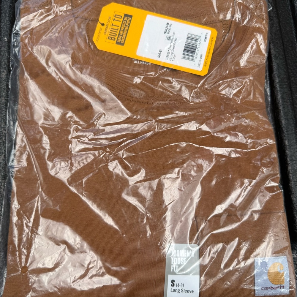 Carhartt Men's Brown Long Sleeve Tee